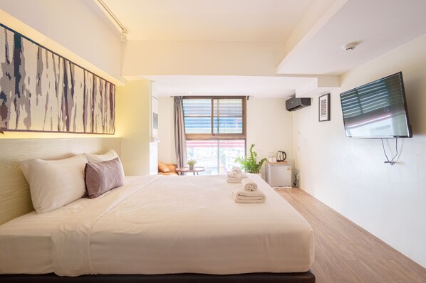 Lydisolering, gratis Wi-Fi, sengetøj