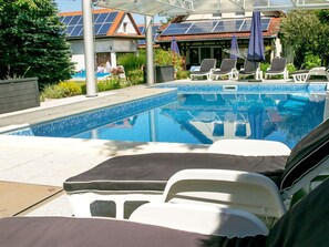 Mobile Home | Pool | Outdoor pool - With Pool Comfortable Holiday Residence (Siófok)