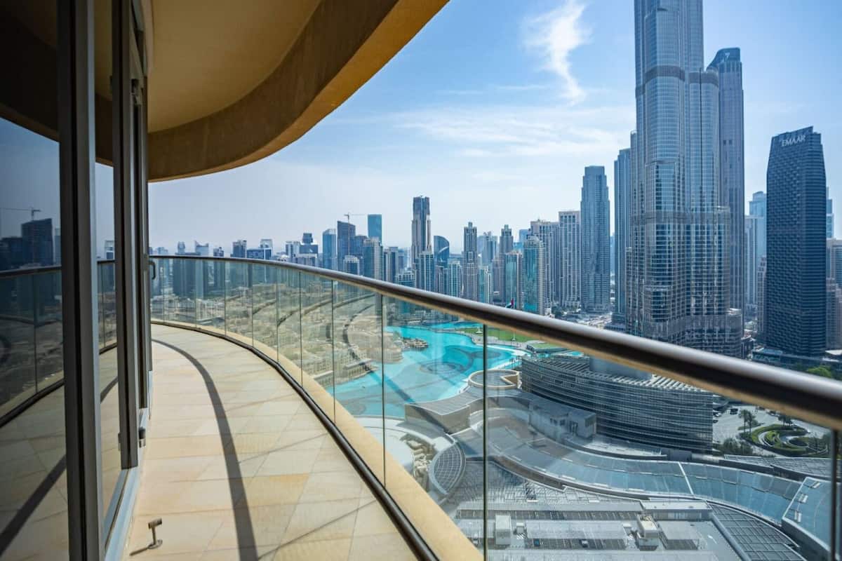 럭셔리 아파트, 침실 3개, 발코니, 시내 전망 | 발코니 전망