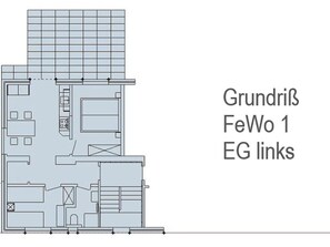 Floor plan - Papenbroock 1 Comfortable Holiday Residence (Sellin)