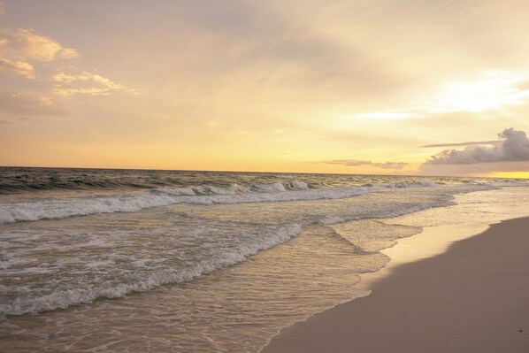 Beach nearby, beach towels