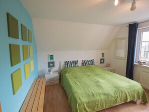 3 soveværelser, individuel indretning, strygejern/strygebræt