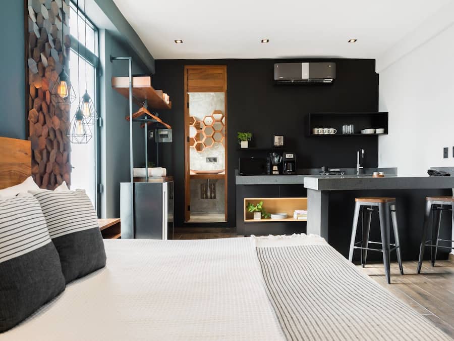 Deluxe Studio, Balcony, City View | Premium bedding, pillowtop beds, in-room safe, individually decorated