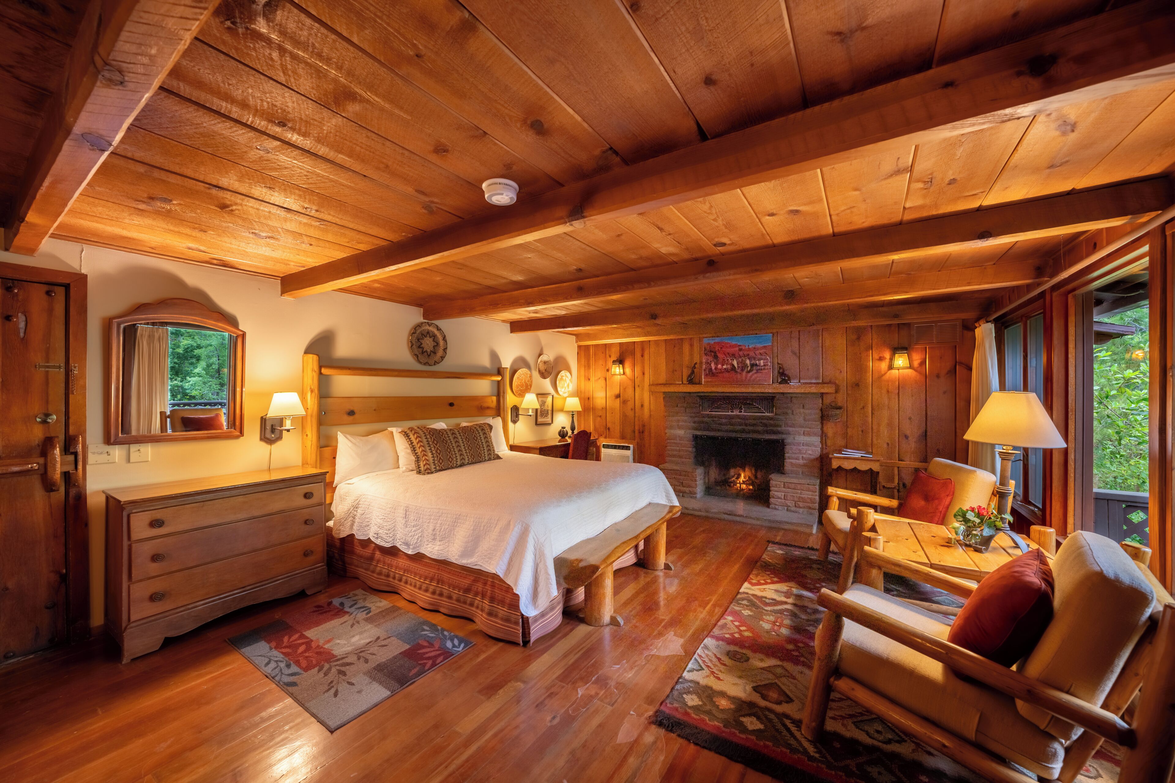 Huisje, 2 slaapkamers, uitzicht op bergen | Beddengoed