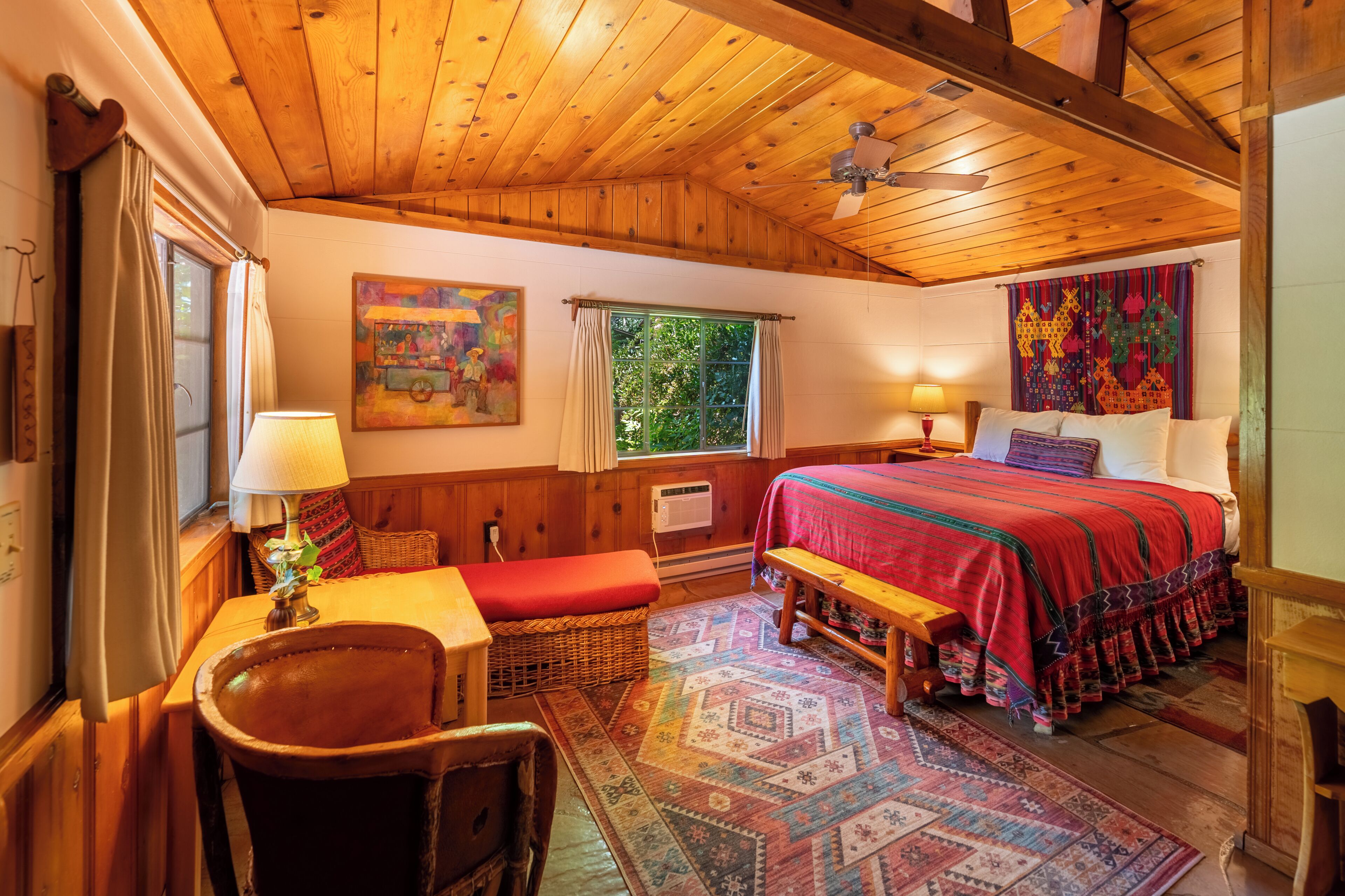 Studio, uitzicht op bergen | Beddengoed