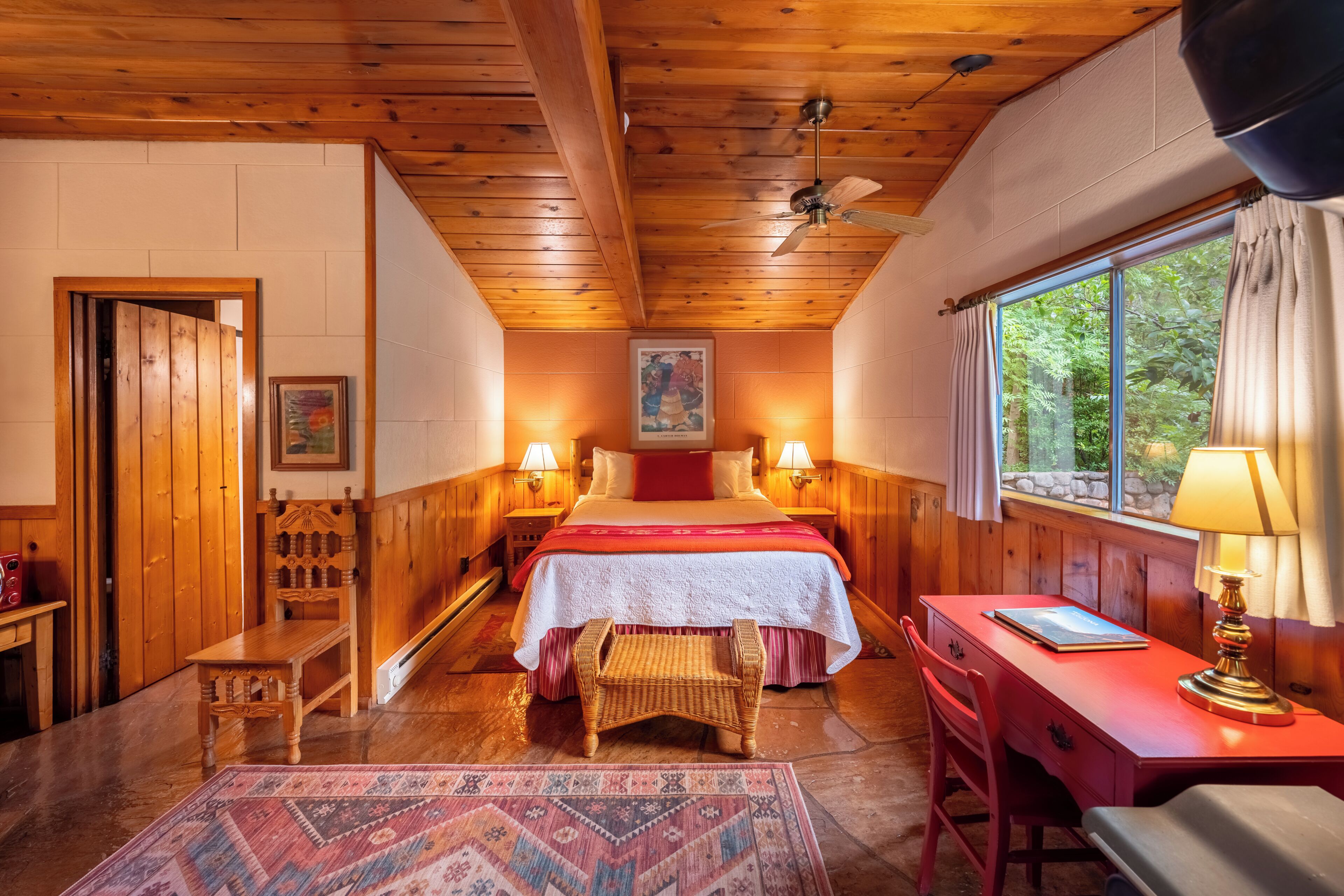 Studio, uitzicht op bergen | Beddengoed