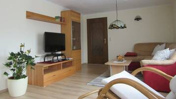 Ferienhaus | Wohnbereich | Kamin