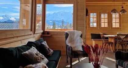 Chalet familial Ă Cordon (Haute Savoie), proche MegĂšve et Combloux ,10 personnes