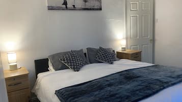 2 bedrooms, iron/ironing board, travel crib, WiFi