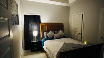 2 bedrooms, in-room safe, iron/ironing board, WiFi