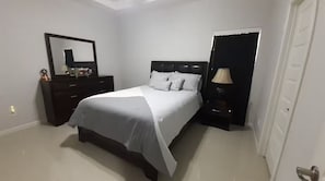 2 bedrooms, in-room safe, iron/ironing board, WiFi
