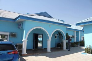 Voorkant van accommodatie