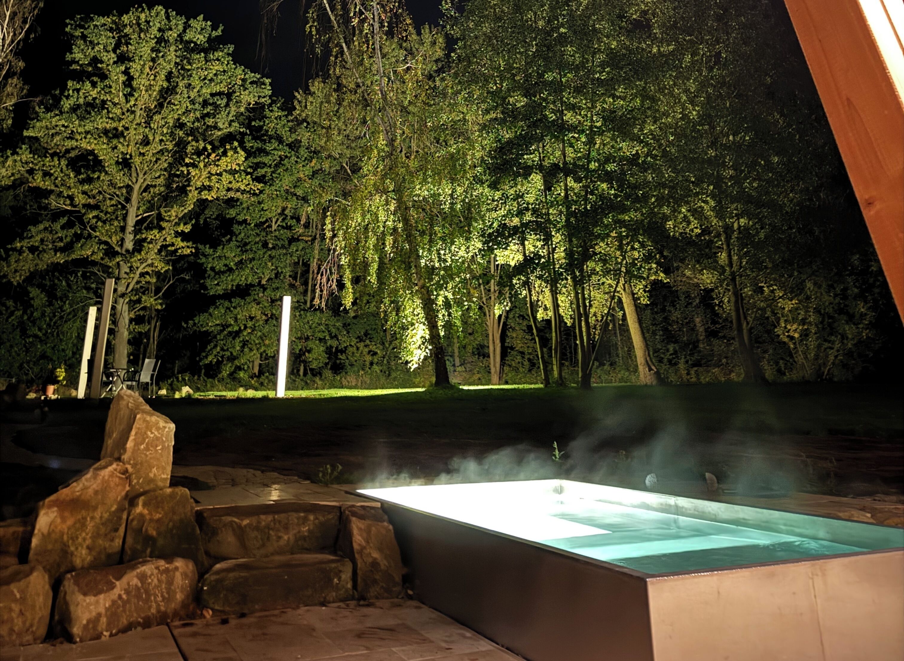 Outdoor spabad