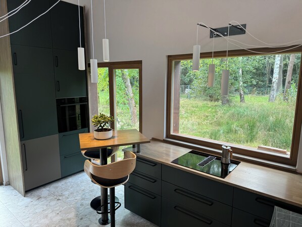 Kühlschrank, Ofen, Herdplatte, Geschirrspüler