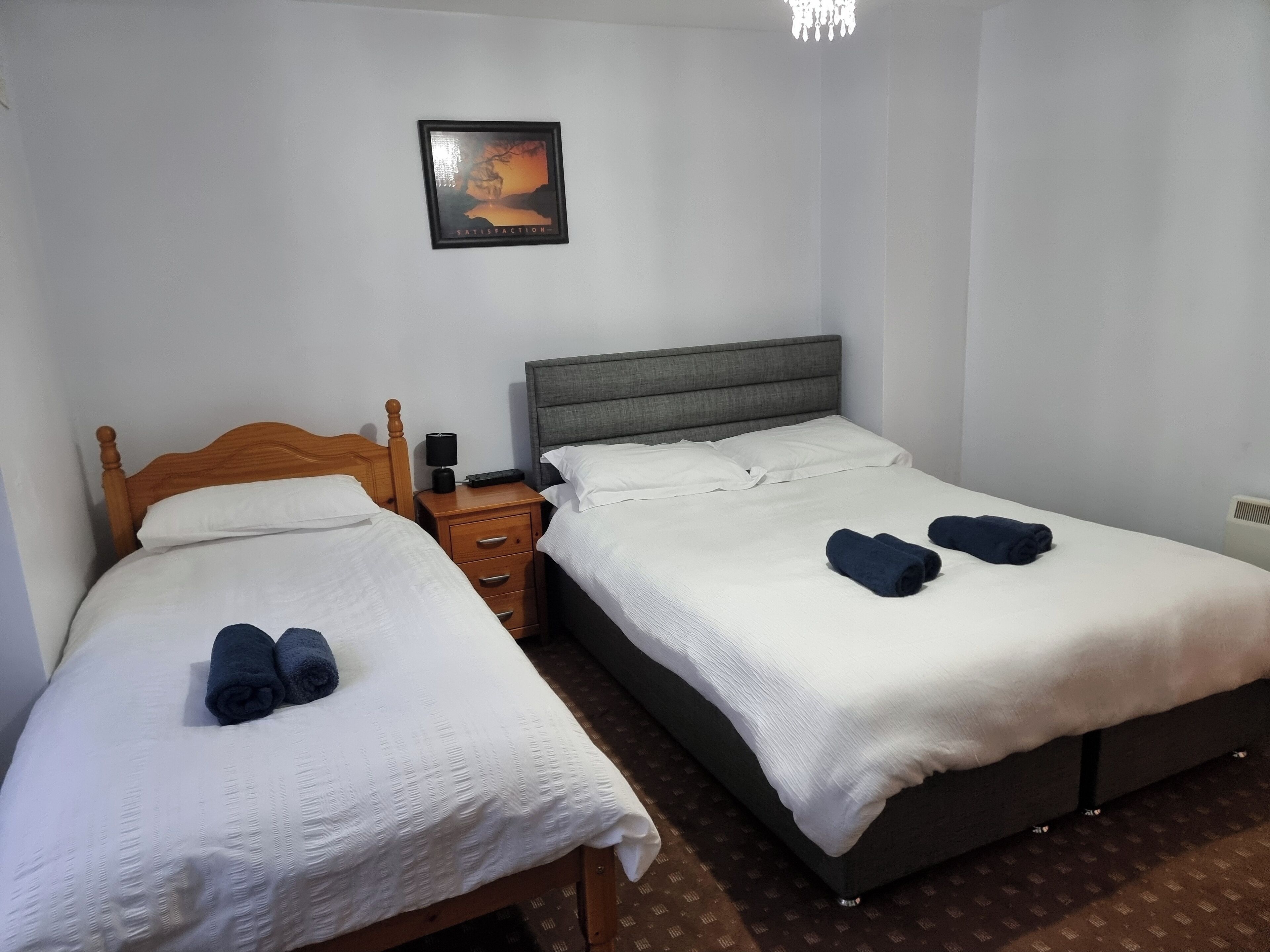 3 bedrooms, iron/ironing board, free WiFi, bed sheets