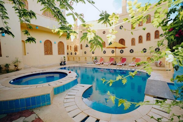 Majoituspaikan julkisivu