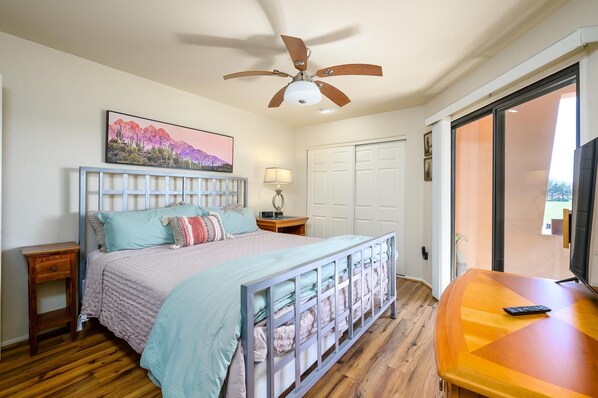 1 dormitorio, escritorio, tabla de planchar con plancha y wifi gratis