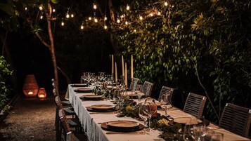 Area per ricevimenti all'aperto