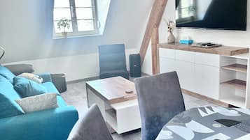 Smart-tv en een stereo