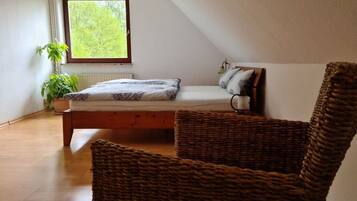 2 bedrooms, individually furnished, iron/ironing board