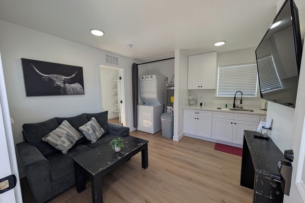 Premier Cabin, Patio | Living area