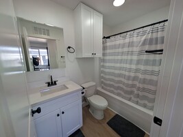 Signature Cabin, Patio | Bathroom