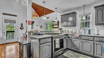 Kylskåp, mikrovågsugn, ugn och spishäll