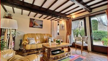 TV connectée, cheminée