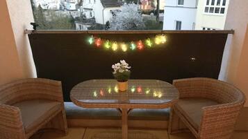 Blick von der Unterkunft