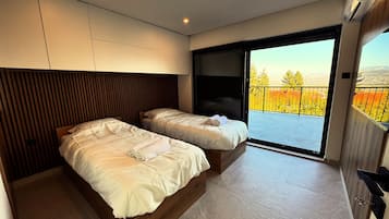 4 多间卧室、熨斗/熨衣板、WiFi、床单