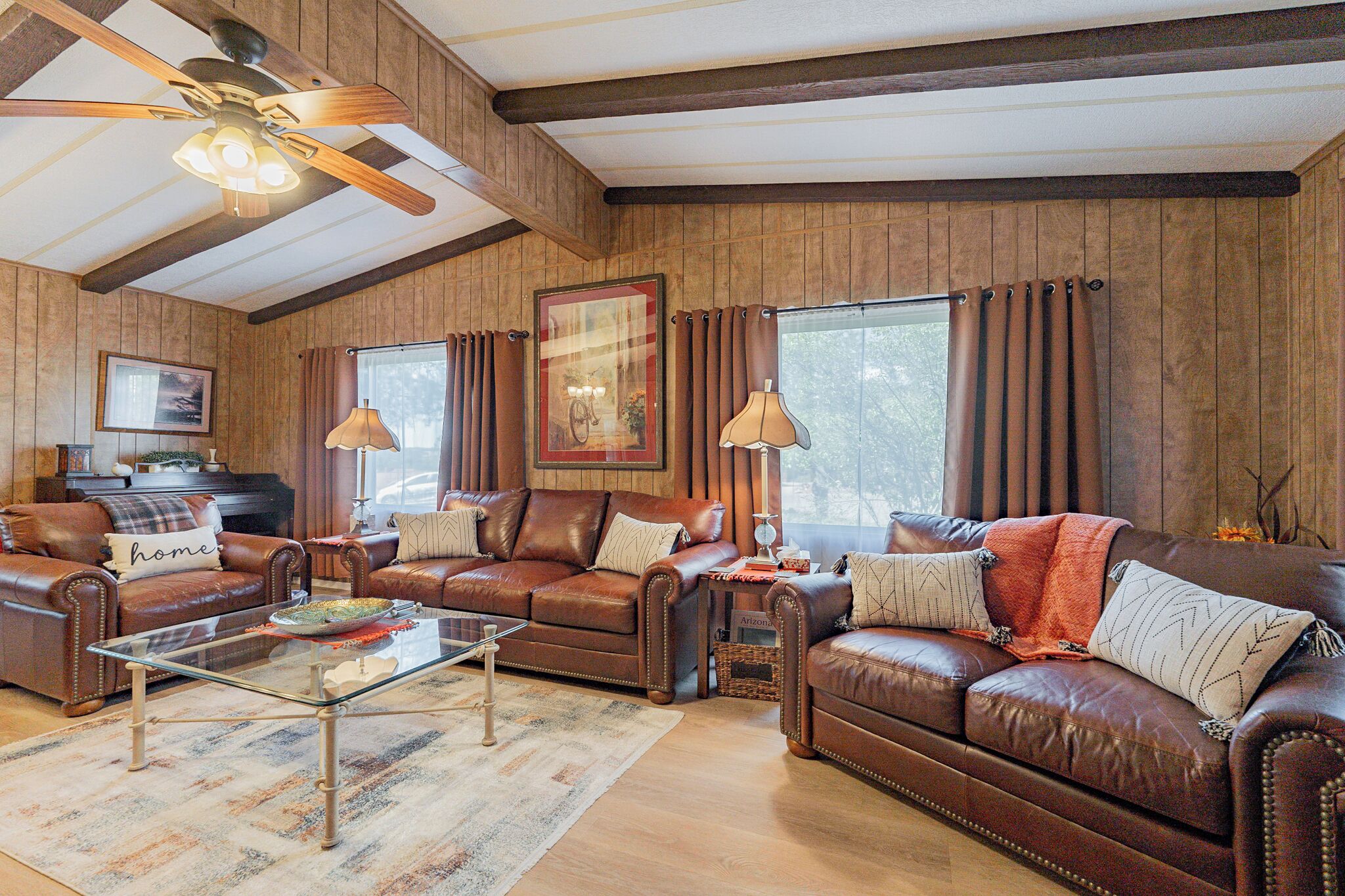 Smart TV, DVD player, books, video library