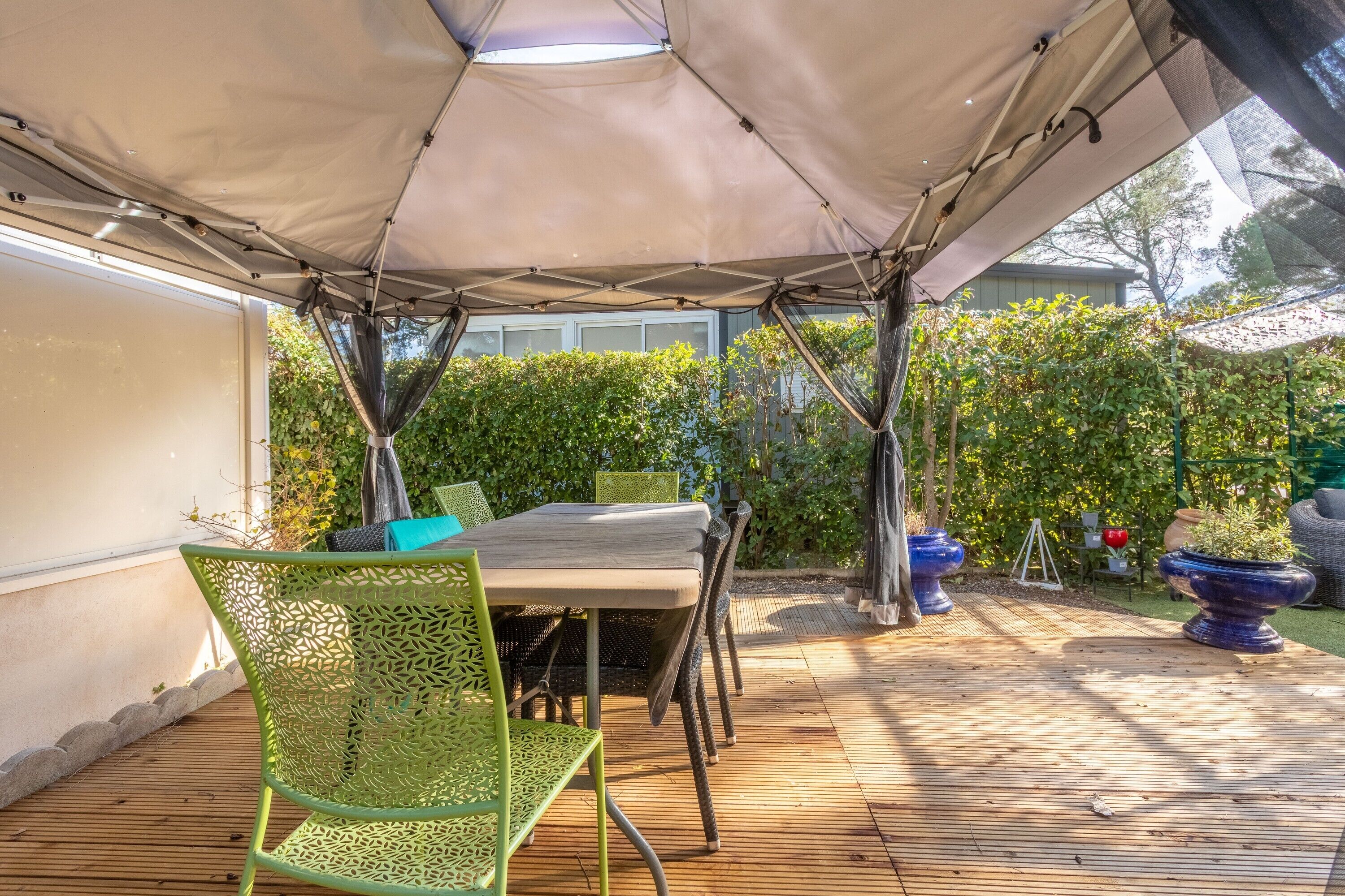 Opções para refeição ao ar livre