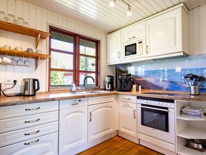 Private kitchen - Flintholmhus on the Baltic Sea Beach (Steinberg)