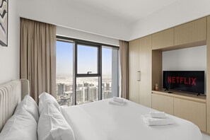 1 chambre, fer et planche à repasser, Wi-Fi gratuit, draps fournis