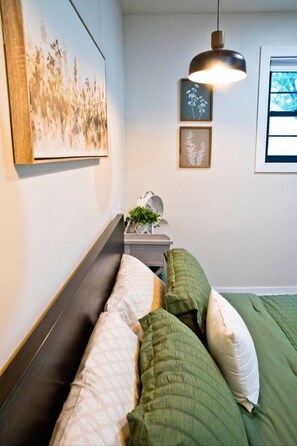 2 bedrooms, iron/ironing board, travel crib, WiFi