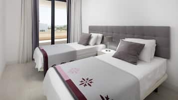 2 slaapkamers, een strijkplank/strijkijzer, gratis wifi, beddengoed