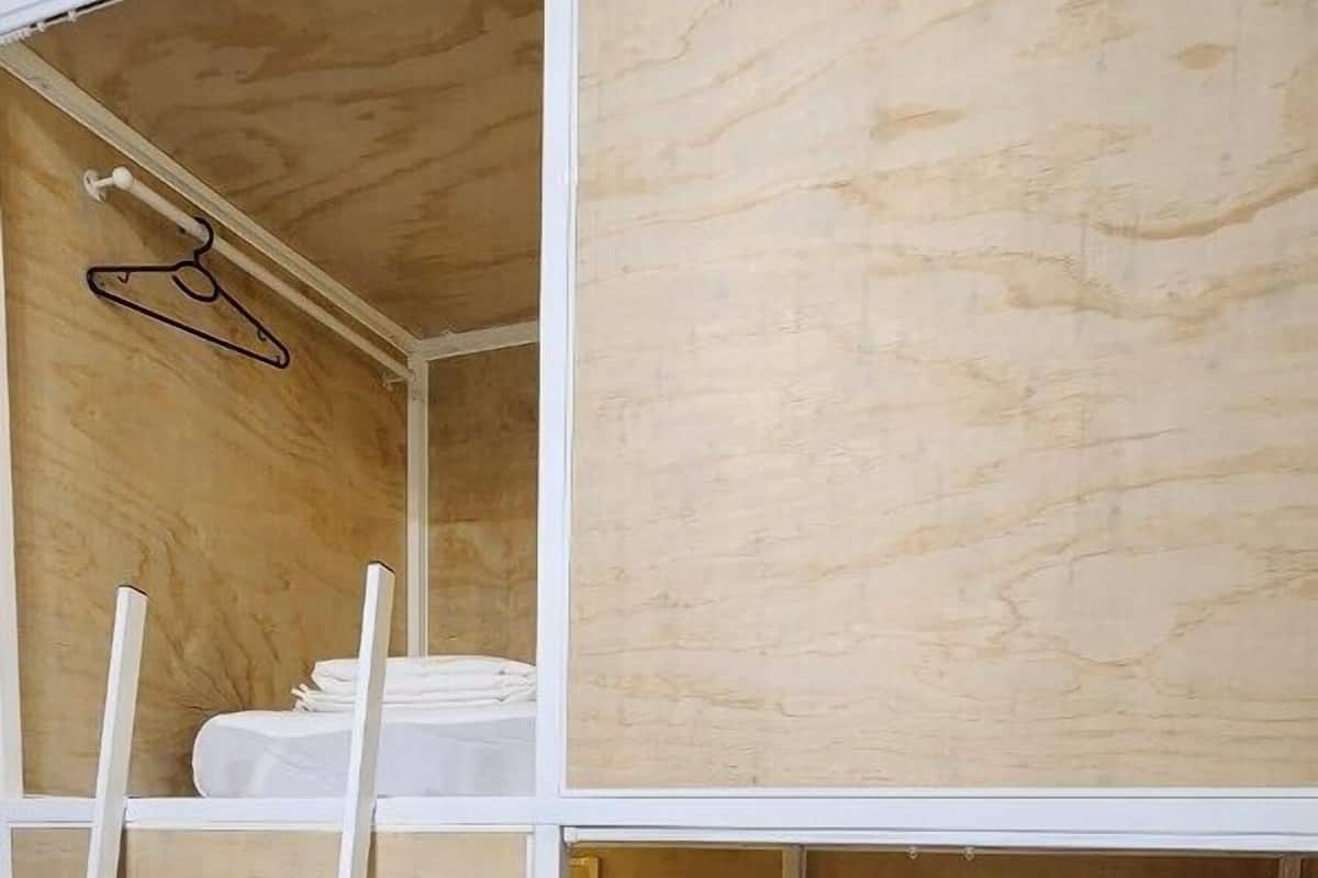 Basic Shared Dormitory, Multiple Beds | Laptop workspace, WiFi (free), individually decorated, bed sheets