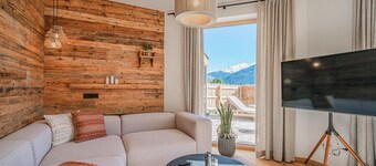 Authentic cosiness with a mountain panorama