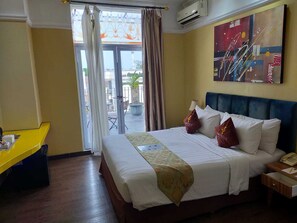 Chambre Double Confort, balcon, vue ville | Wi-Fi gratuit