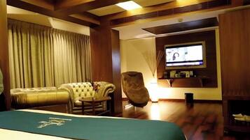 Suite, uitzicht op de stad | Gratis wifi