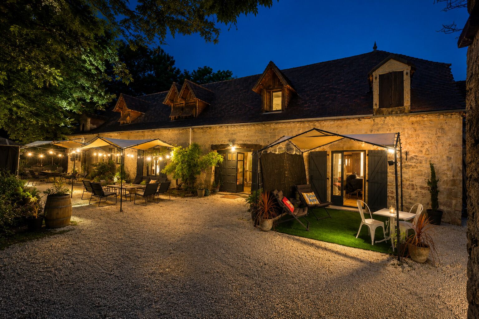Deluxe tweepersoonskamer, bubbelbad, uitzicht op tuin | Terras