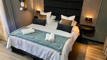 豪華雙人房, 花園景 | 高級寢具、Select Comfort 床墊、免費 Wi-Fi