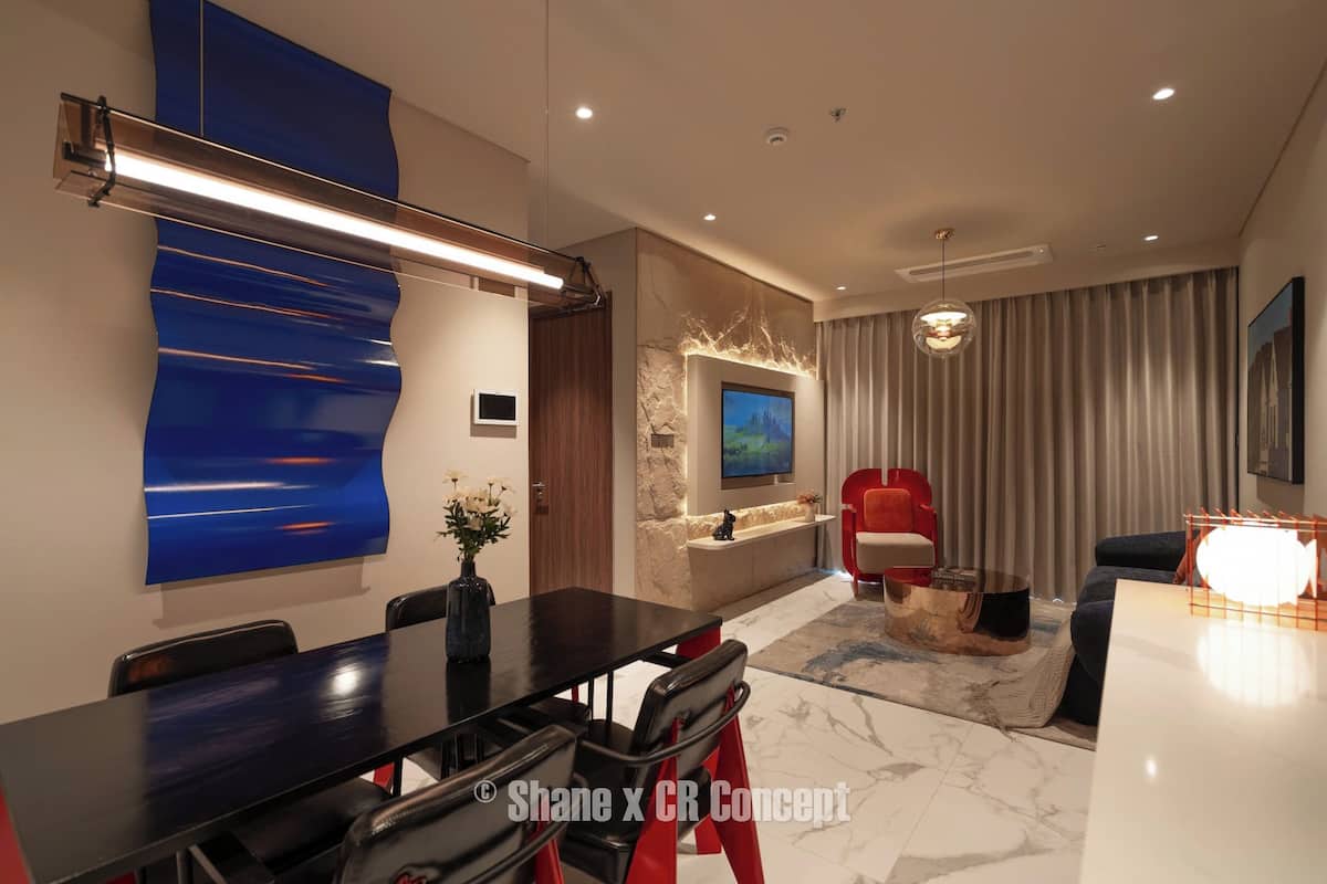 Apartemen Mewah, 2 kamar tidur, pemandangan kota | 4 kamar tidur, seprai premium, dan bantalan ekstra lembut