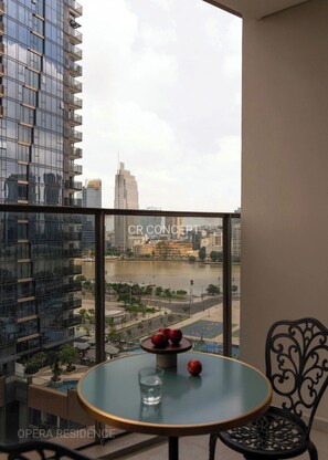 Luxury Apartment, 1 Bedroom, City View | Premium bedding, pillowtop beds, individually decorated