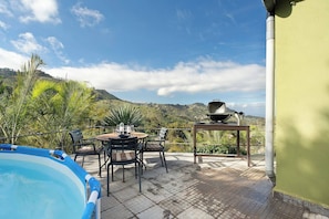 Appartement, 1 chambre, patio, vue montagne | Aire de pique-nique/barbecue