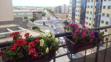 Apartamento, 3 habitaciones, fumadores, terraza | Balcón