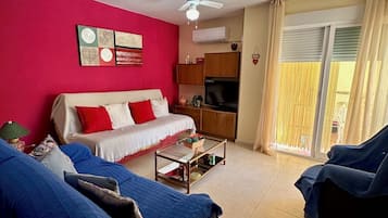 Loft, 1 habitación, balcón, vistas a la ciudad | Interior