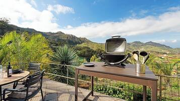 Apartment, 1 Bedroom, Patio, Mountain View | BBQ/picnic Area