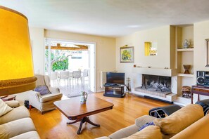 House, 5 Bedrooms, Smoking, Private Pool | Living area - Just 10 Minutes From Sitges, House With Private Garden and Pool- (Sant Pere de Ribes)