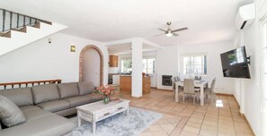 House, 4 Bedrooms, Private Pool, Garden View | Living area - Benahavis Village House Sleeps 8 (Benahavis)